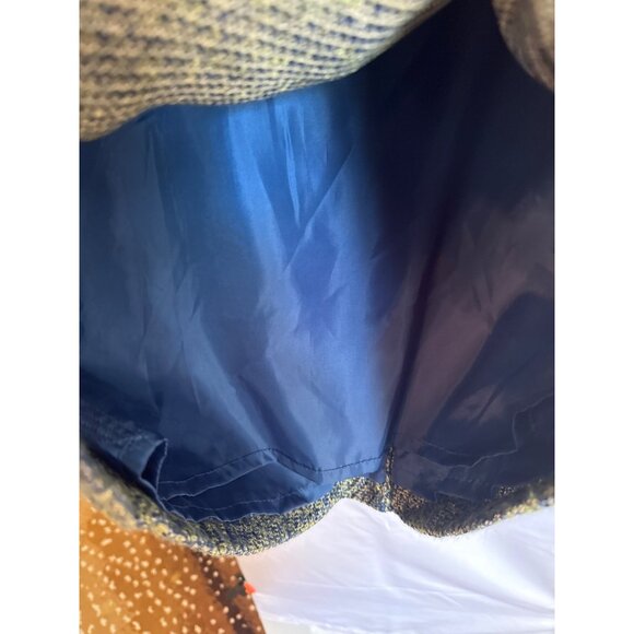 Lane Bryant Blue and Green Pencil Skirt - Picture 4 of 9